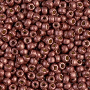 Miyuki seed beads 8/0 - Matted duracoat galvanized dark berry 8- 4212F